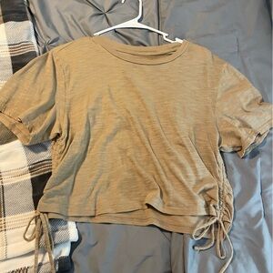 Universal Thread Beige Short Sleeve Top